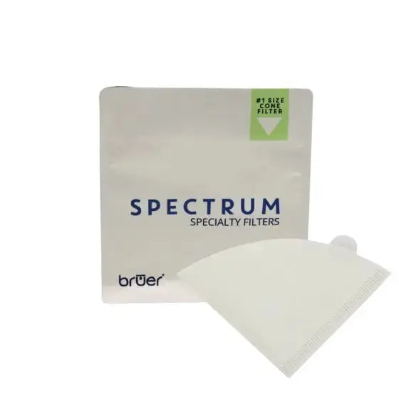 Bruer Spectrum Cone Paper Filter #1 - 100pk Hario