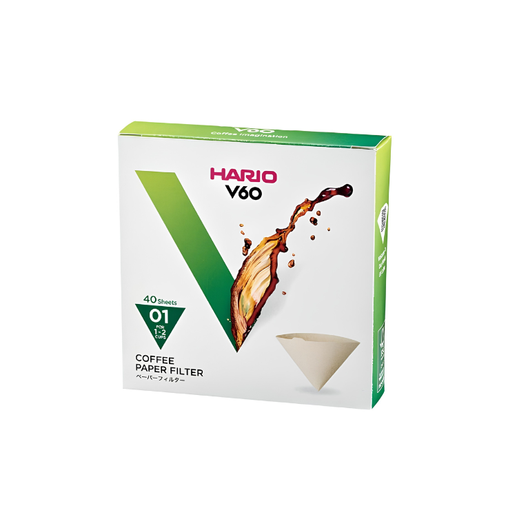 Hario V60 Paper Filter 01 Natural - 40 pack Hario