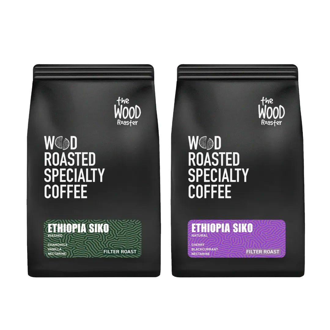 The Ethiopia Siko Filter Roast Collection: Washed vs Natural The Wood Roaster Coffee