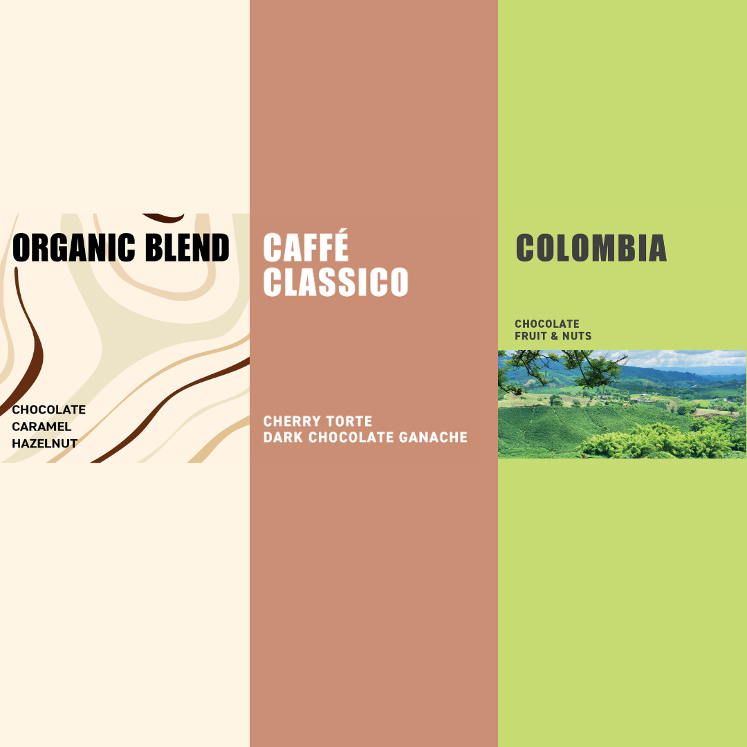 The Chocolate Collection Specialty Wood Roasted Coffee Flavour Profiles