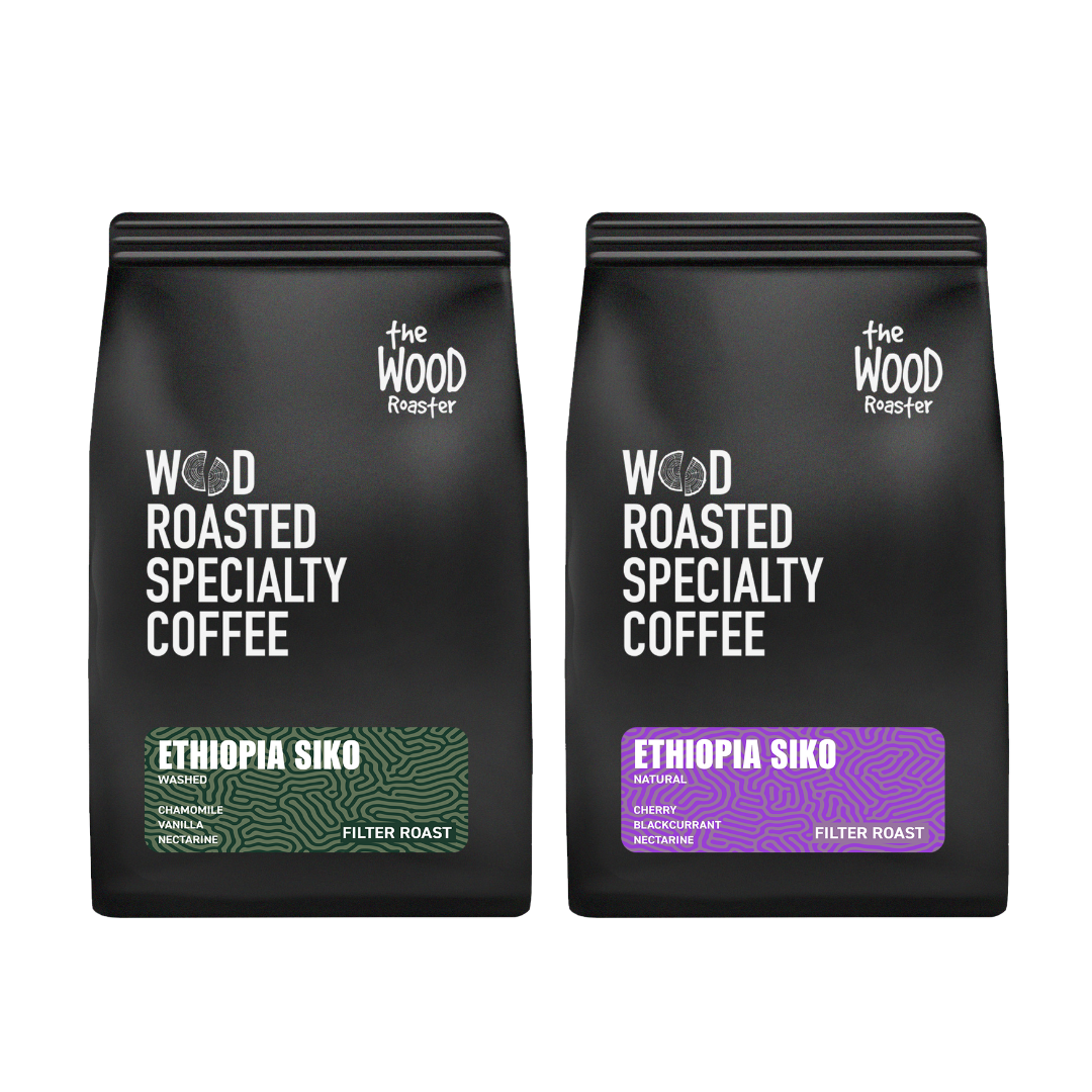 
                  
                    The Ethiopia Siko Filter Roast Collection: Washed vs Natural 250g
                  
                