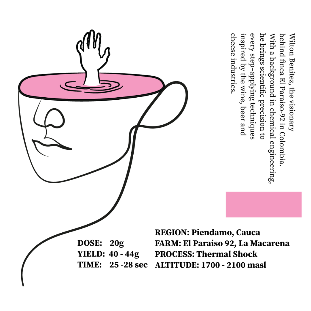 
                  
                    Wilton Benitez Red Bourbon The Wood Roaster Coffee
                  
                