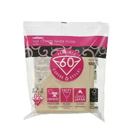 Hario V60 Paper Filter 02 Natural - 100 pack Hario