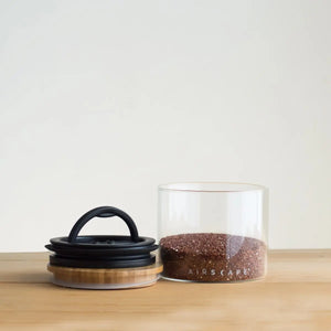 
                  
                    Airscape® Glass Coffee Storage with Bamboo Lid - The Wood Roaster
                  
                