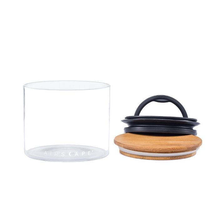
                  
                    Airscape® Glass Coffee Storage with Bamboo Lid - The Wood Roaster
                  
                