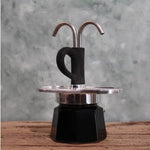 Bialetti Mini Express Espresso Maker 2 Cup Black - The Wood Roaster