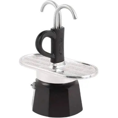 Bialetti Mini Express Espresso Maker 2 Cup Black - The Wood Roaster