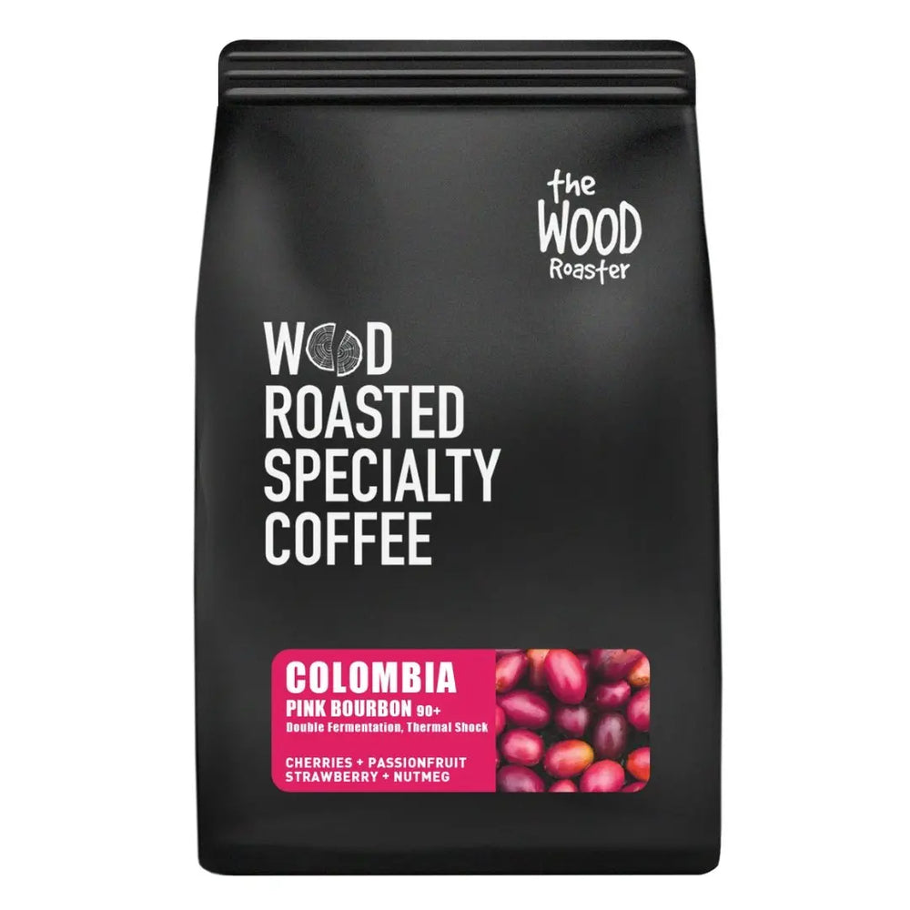 
                  
                    Colombia Pink Bourbon 90+ Double Ferm, Thermal Shock - The Wood Roaster
                  
                