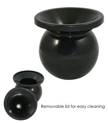 Cupping Spittoon Black Plastic - The Wood Roaster