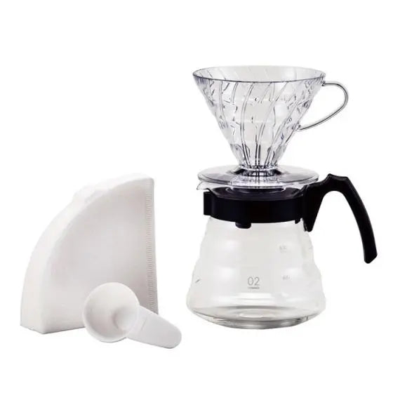 Hario Craft Coffee Maker Set 02 - Black - The Wood Roaster