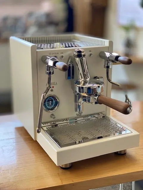 
                  
                    Quick Mill Aquila Coffee Machine - The Wood Roaster
                  
                