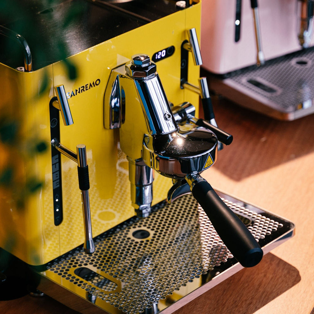 
                  
                    Sanremo CUBE Coffee Machine - The Wood Roaster
                  
                
