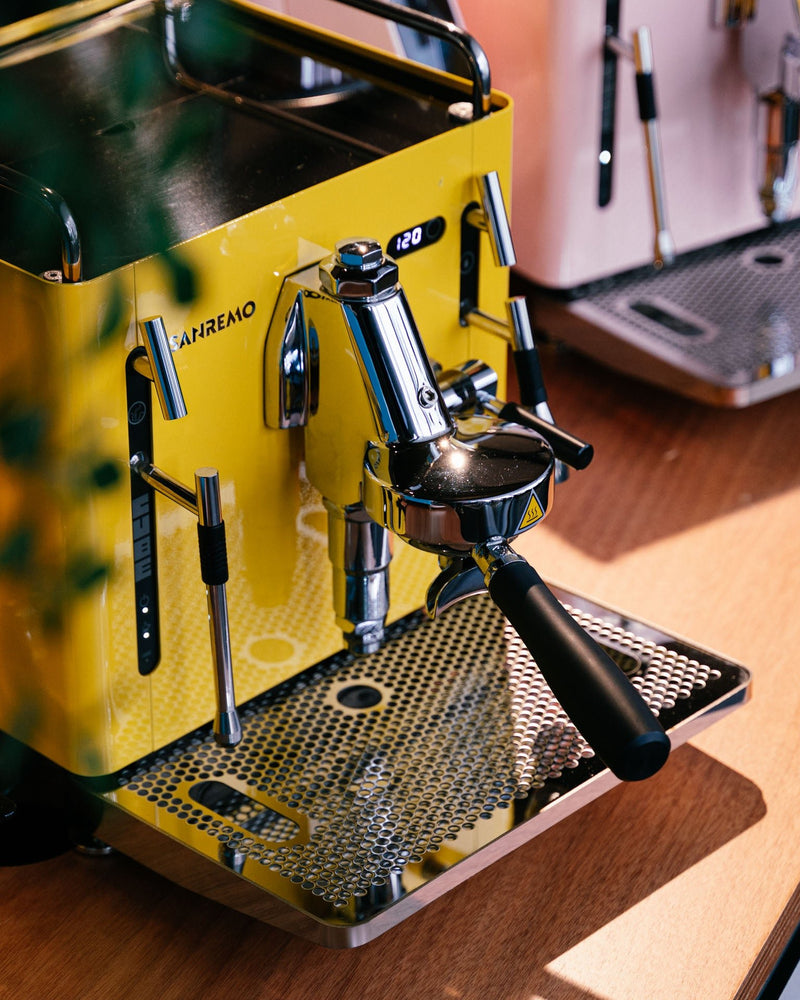 
                  
                    Sanremo CUBE Coffee Machine - The Wood Roaster
                  
                