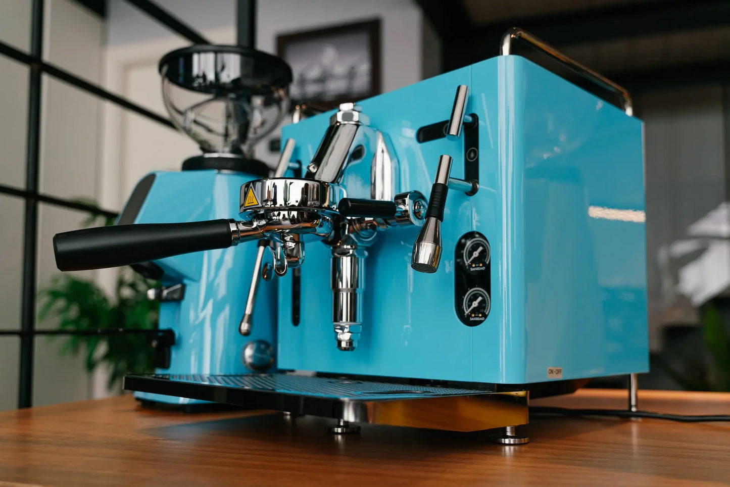 
                  
                    Sanremo CUBE Coffee Machine - The Wood Roaster
                  
                