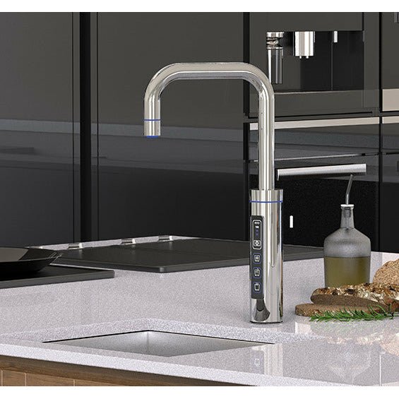 SPARQ-S6-CH Filtered Sparkling, Chilled & Boiling Hot, Chrome Faucet + Ultra-Z Filtration - The Wood Roaster