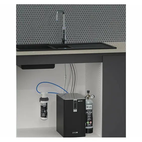 SPARQ-S6-CH Filtered Sparkling, Chilled & Boiling Hot, Chrome Faucet + Ultra-Z Filtration - The Wood Roaster